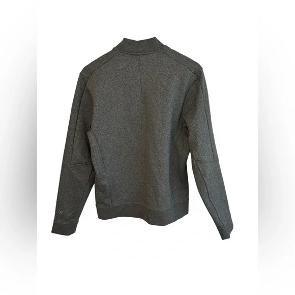 Lululemon Men’s City Sweat Full Zip Athletic Bomber Jacket Size Small Dark gray